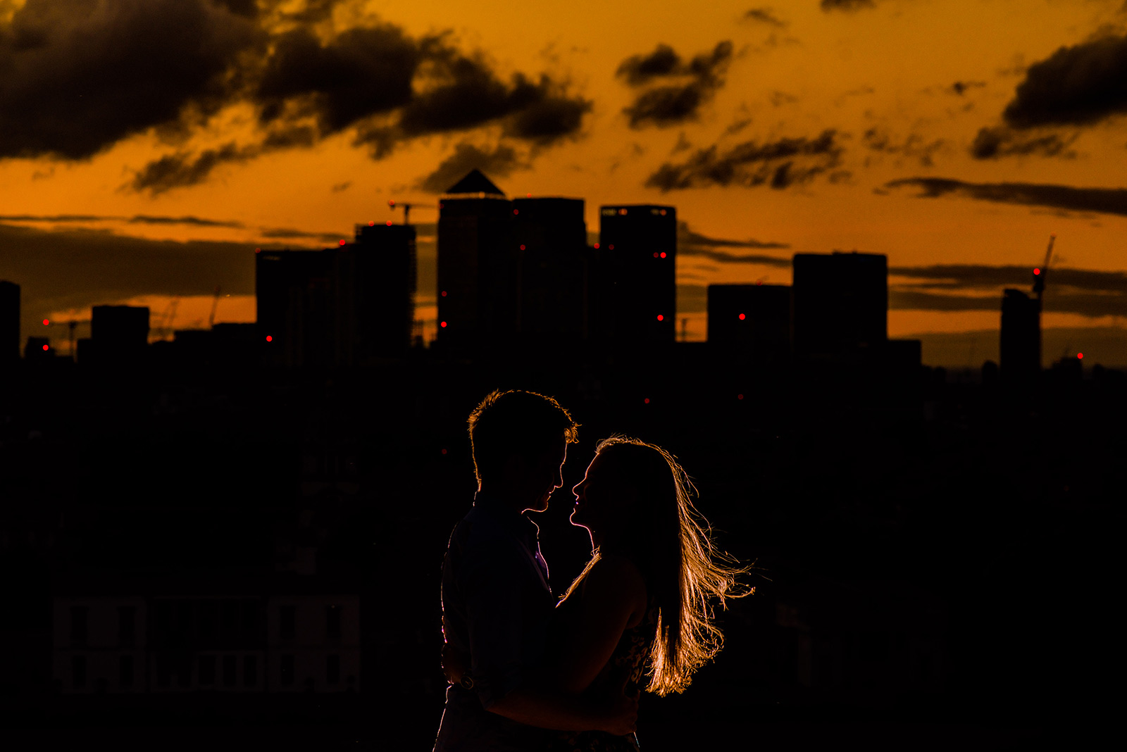 Canary Wharf Engagement Photography